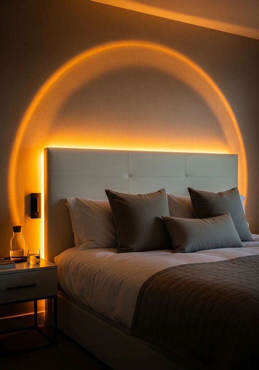 Behind-the-Headboard LED Strip Lights