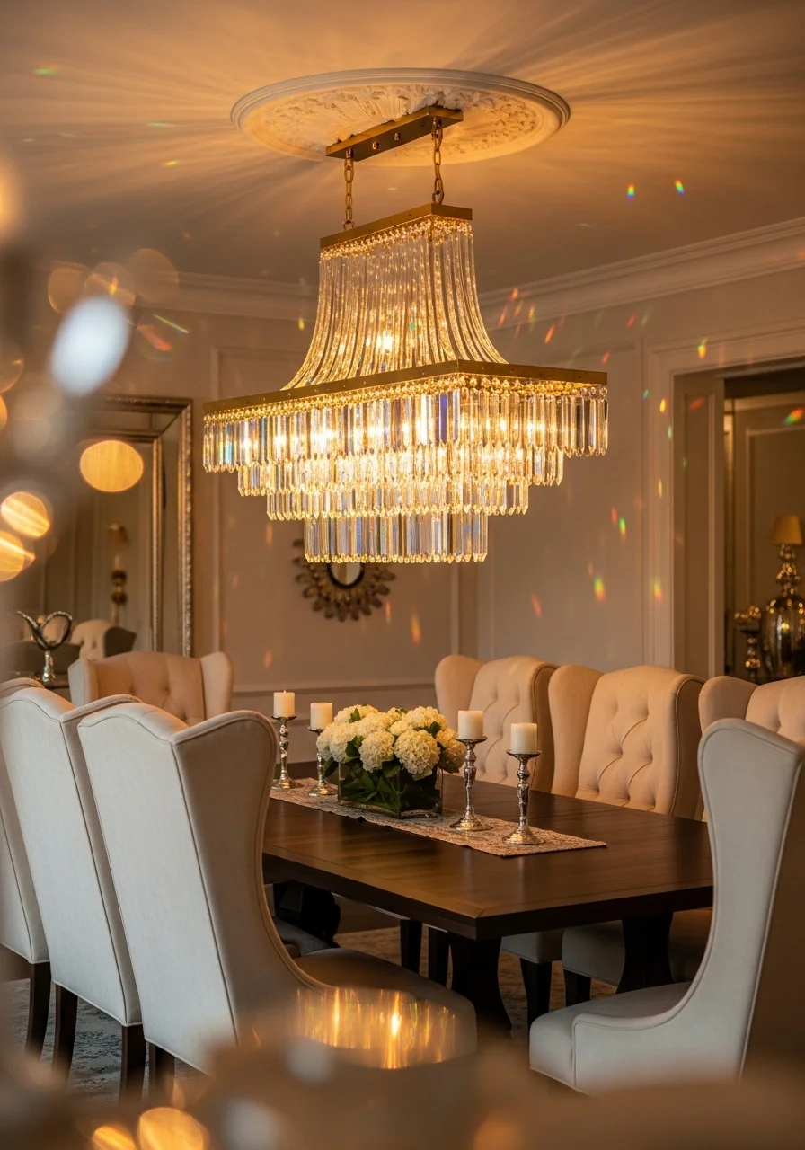 Classic Chandelier Dining Room Lighting