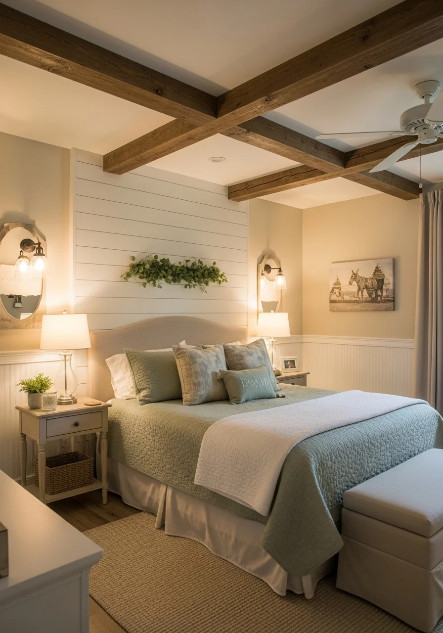 Install Shiplap, Beadboard, or Exposed Beams