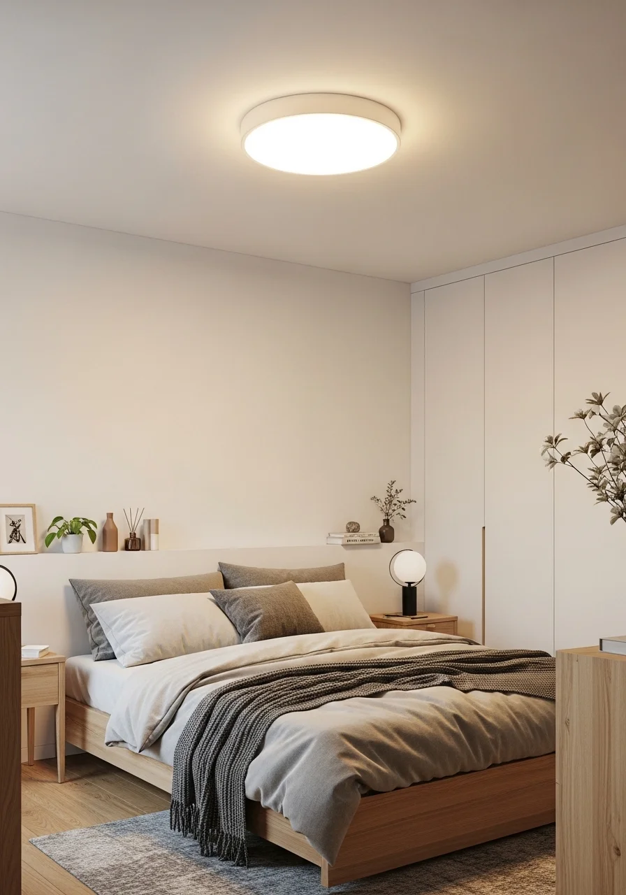 Minimalist LED Flush Mount Ceiling Light