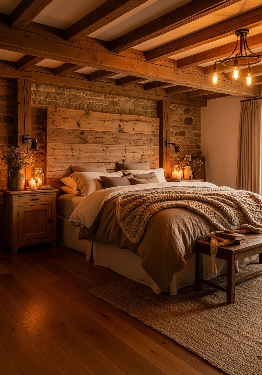 Rustic Aesthetic Bedroom