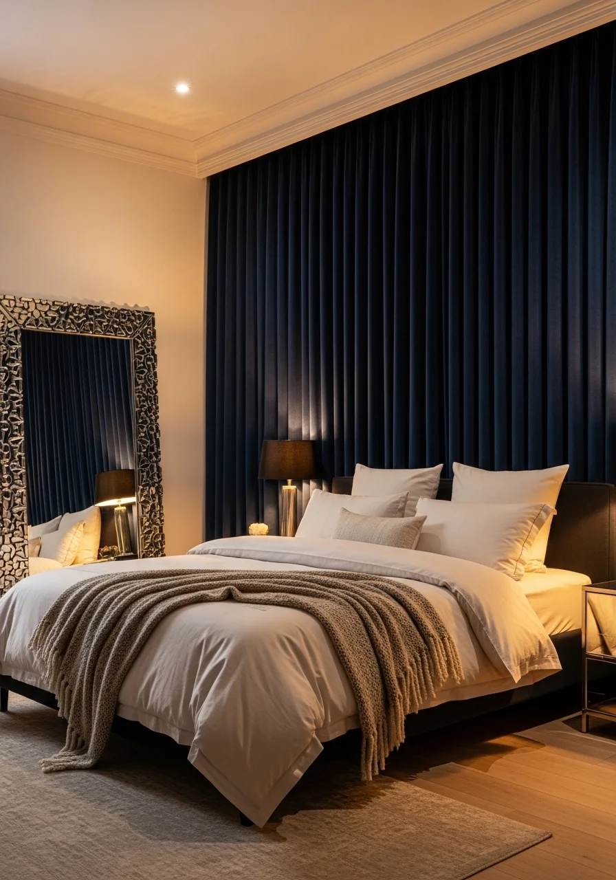 Add Curtains from Ceiling to Floor