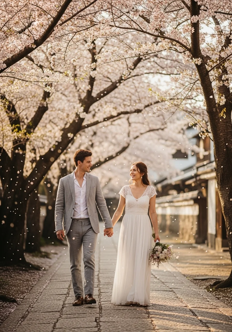 Cherry Blossom Honeymoon Inspiration
