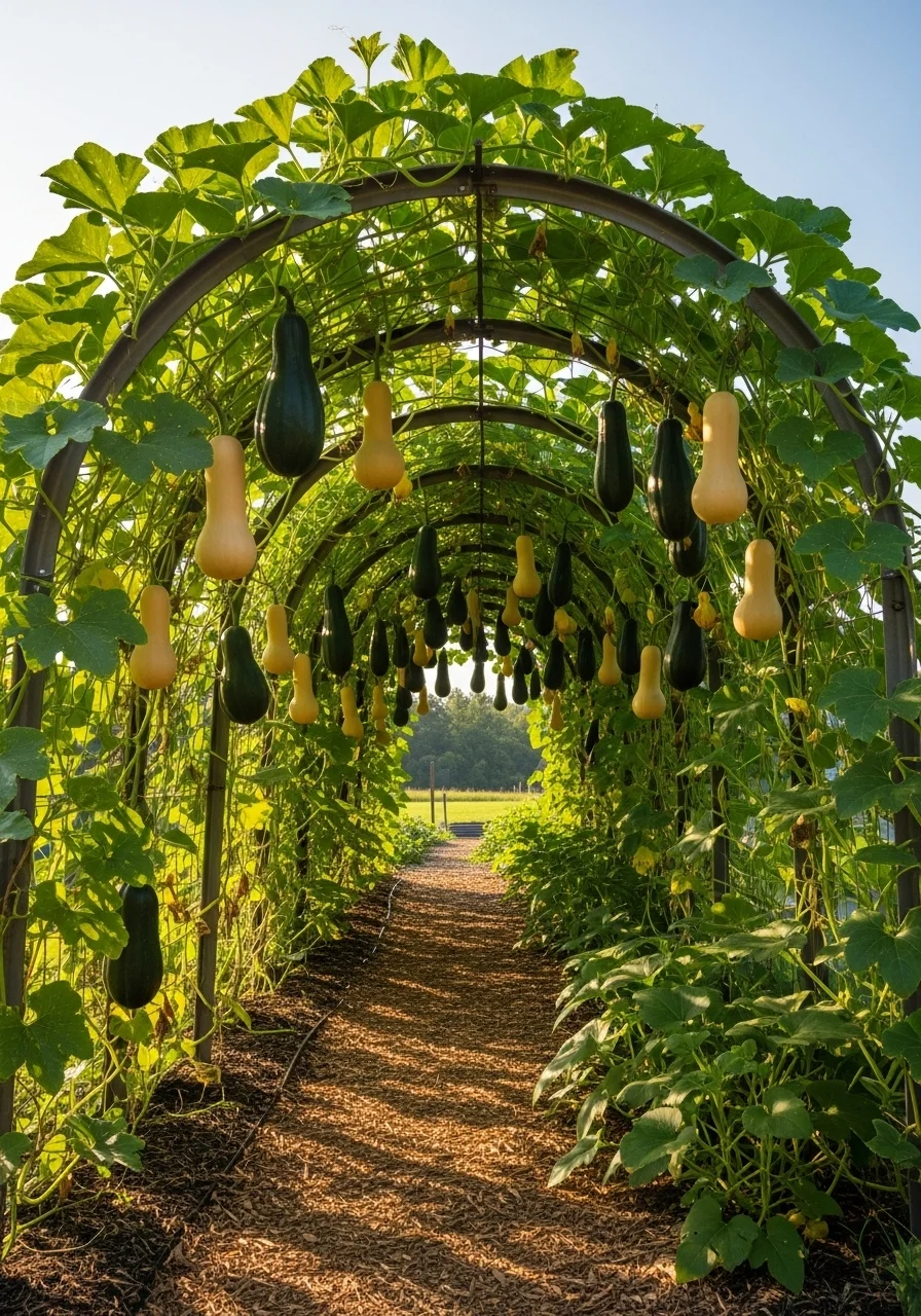 Create a Cattle Panel Arch for Vertical Squash Growing