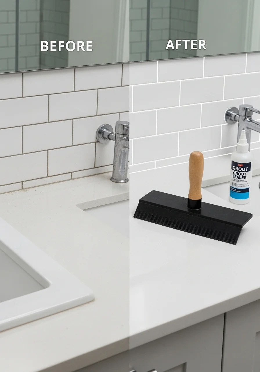 Regrout and Deep Clean Tiles