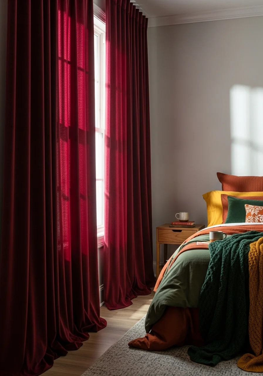 Swap Out Curtains and Window Treatments