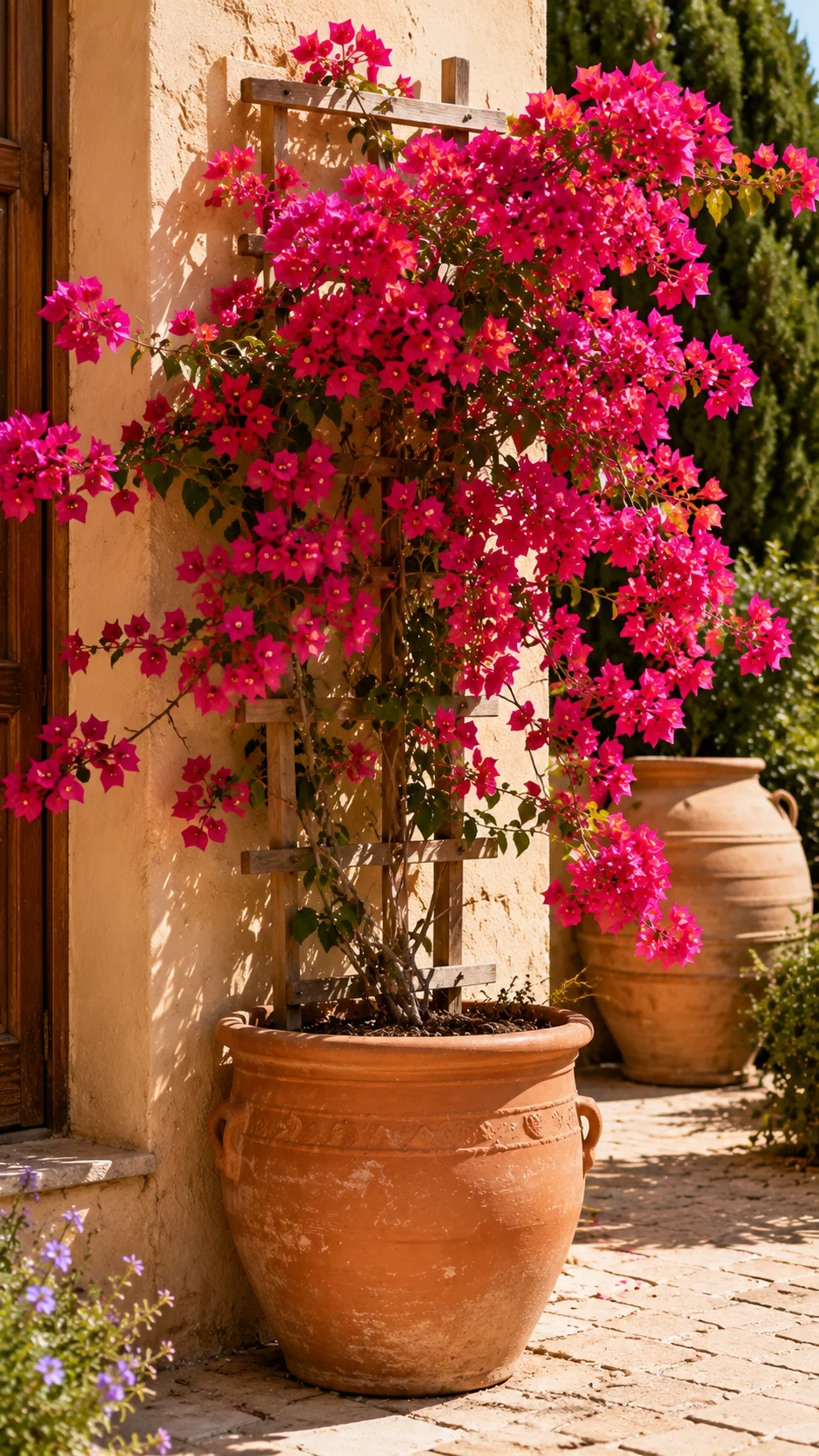A Cascading Bougainvillea Planter