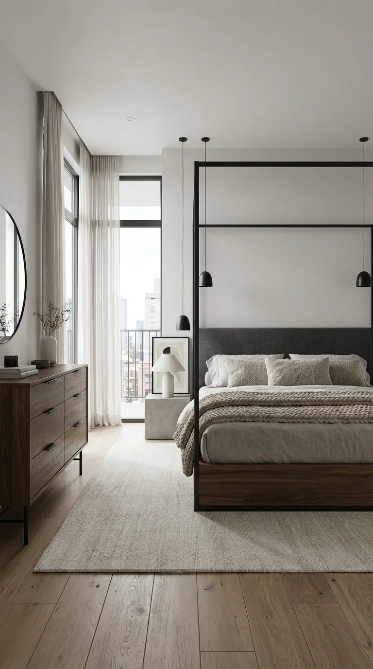 Mix Wood Tones With Modern Finishes