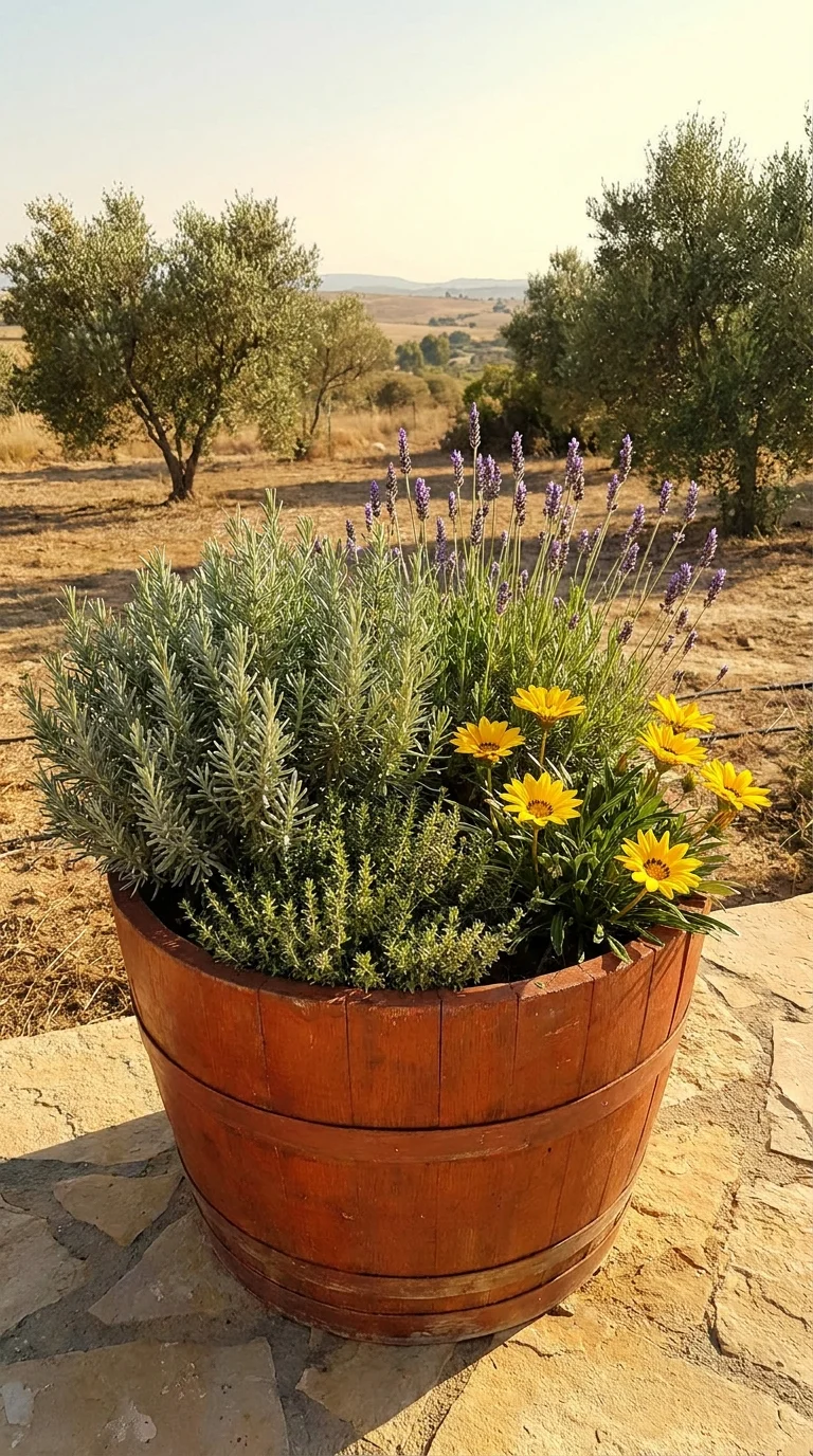 The Mediterranean Barrel Garden