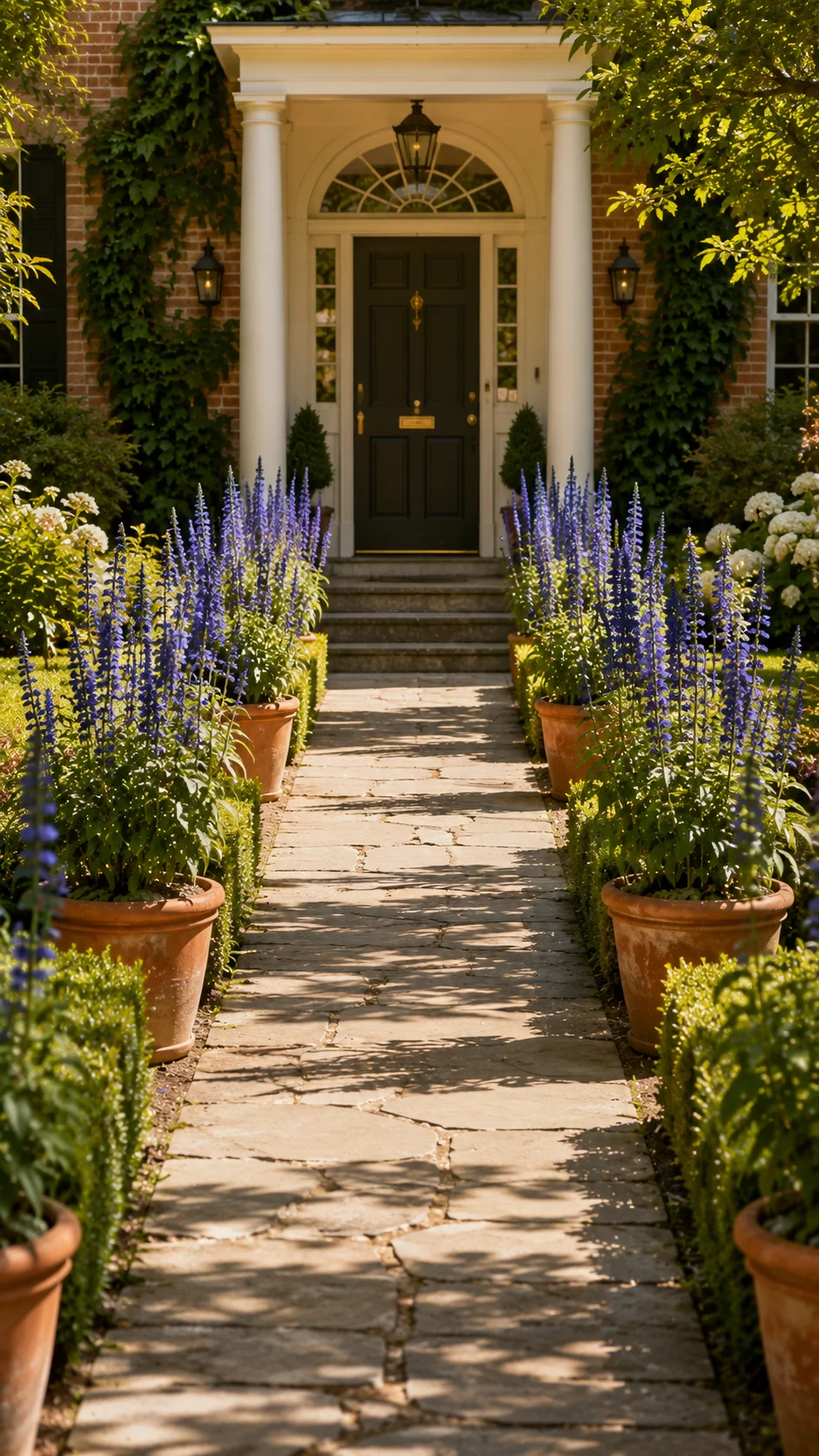 The Repetition Trick: Matching Planters Down a Pathway
