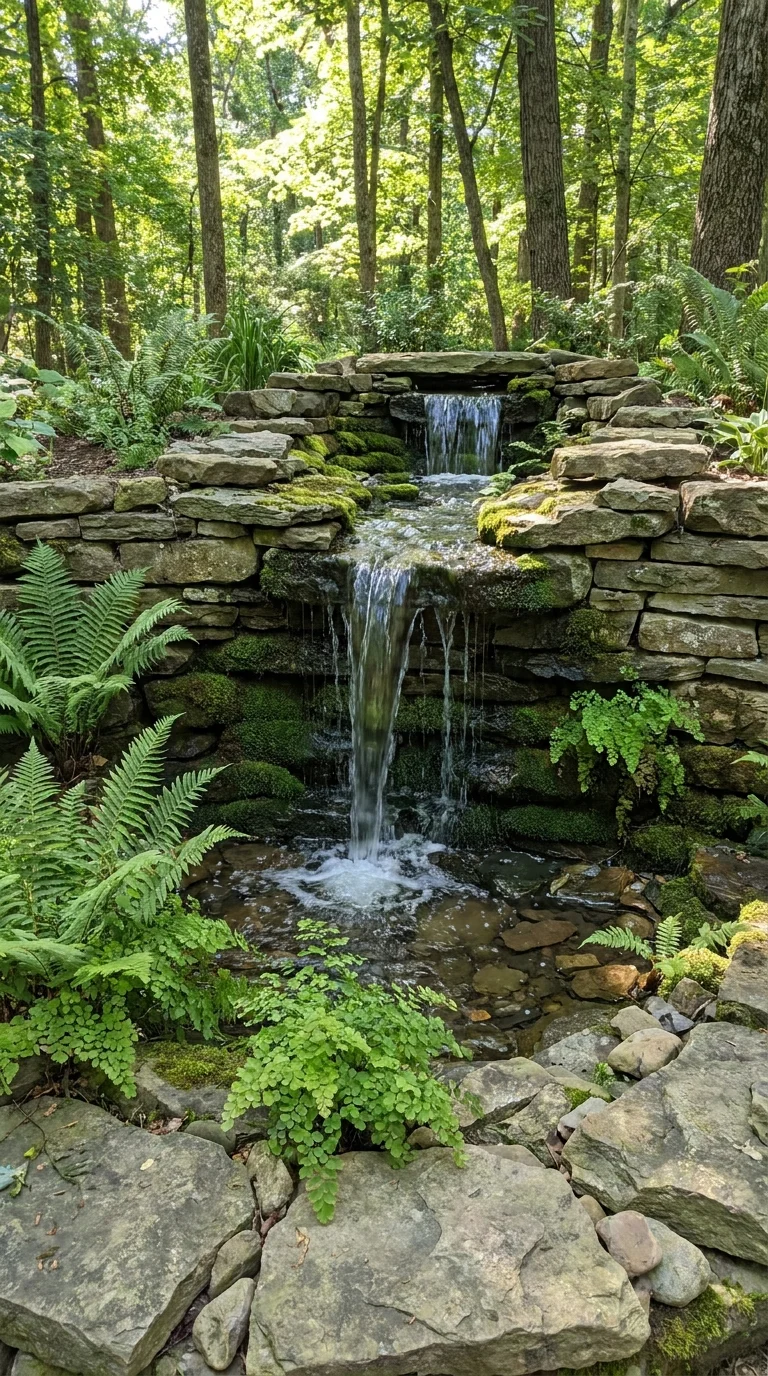 The Stacked Stone Waterfall