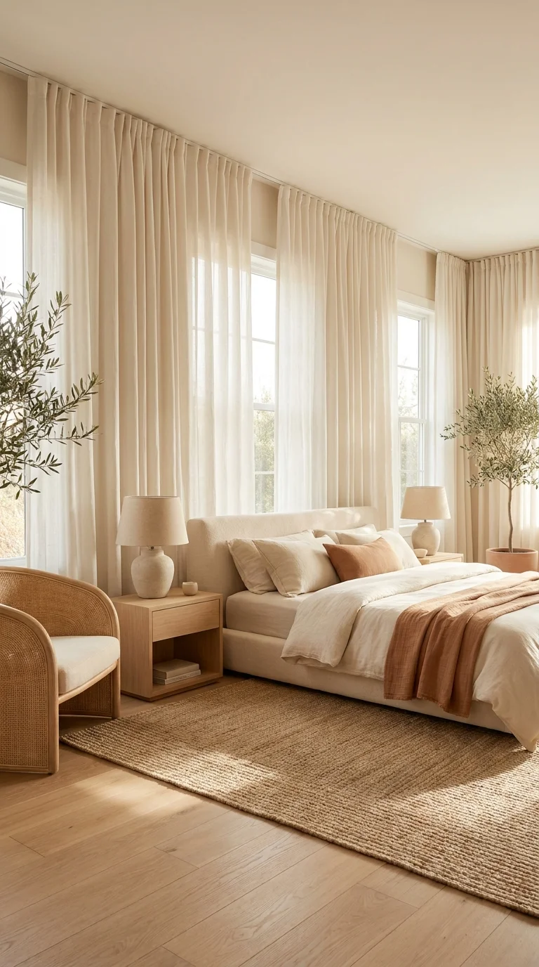 Use Floor-to-Ceiling Curtains