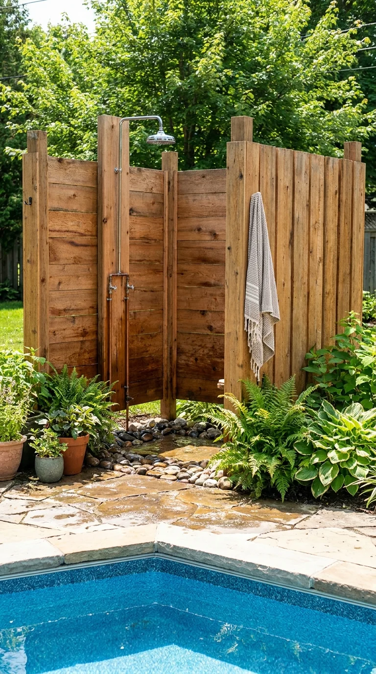 Add a Poolside Shower