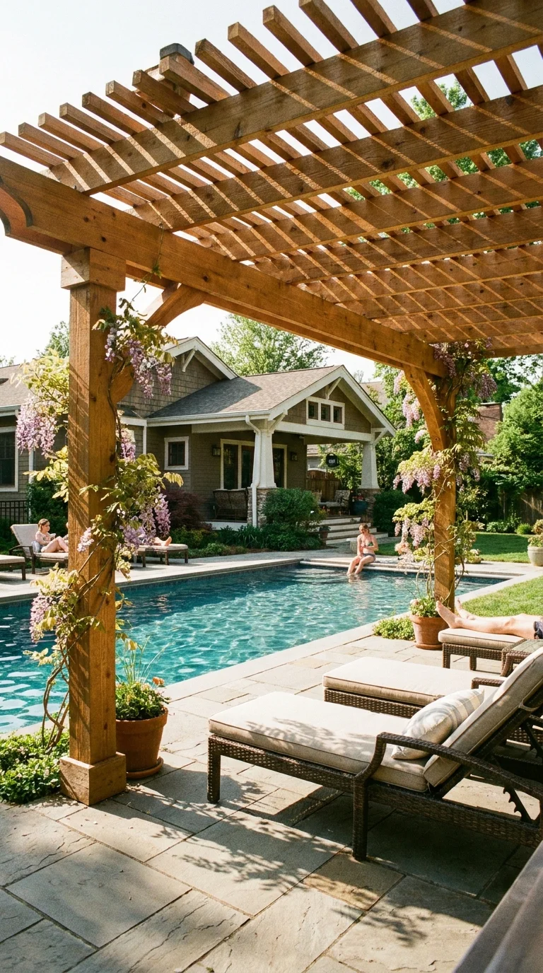 Build a Pergola or Shade Structure First
