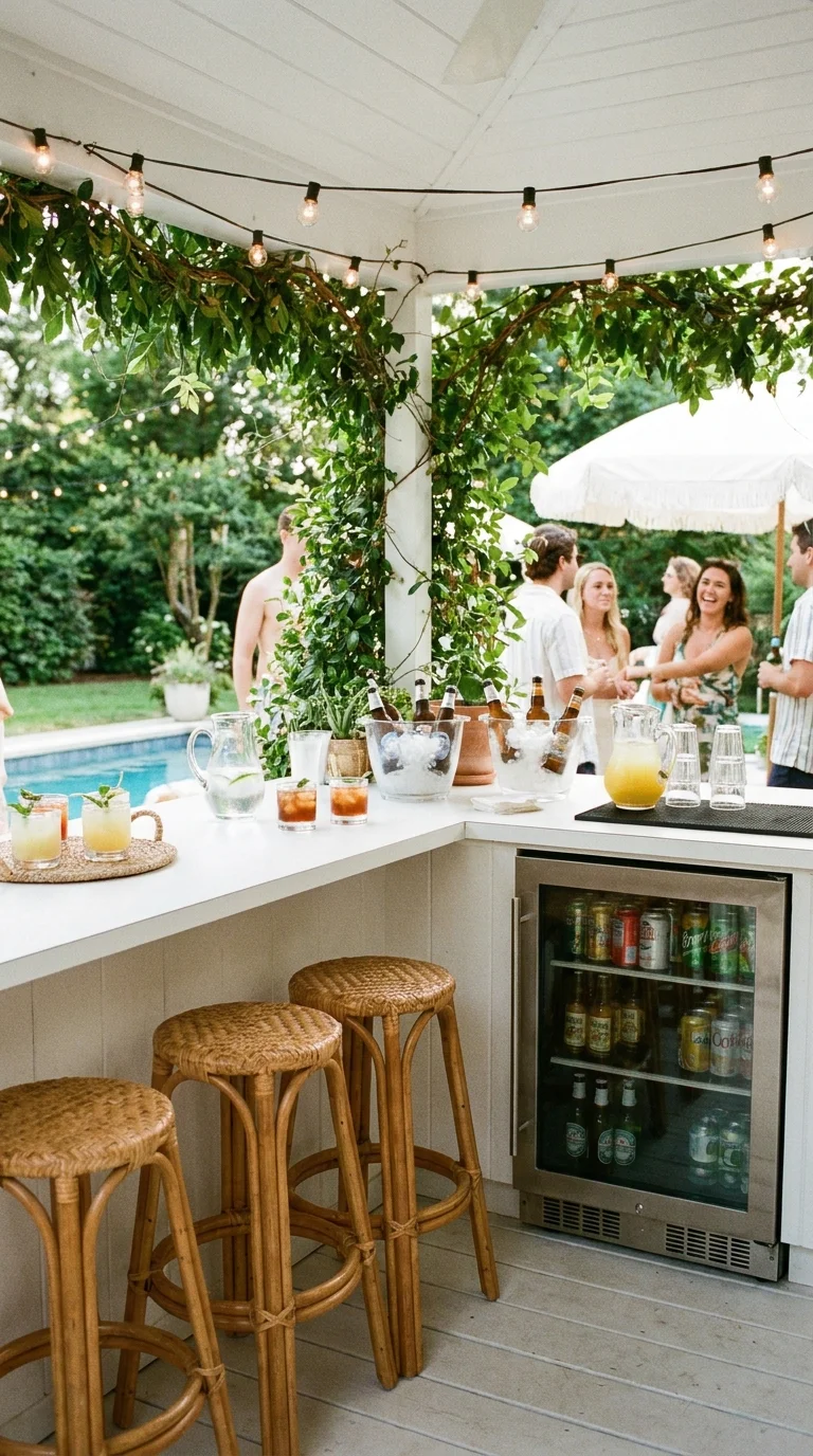 The Mini Bar and Outdoor Kitchen Corner
