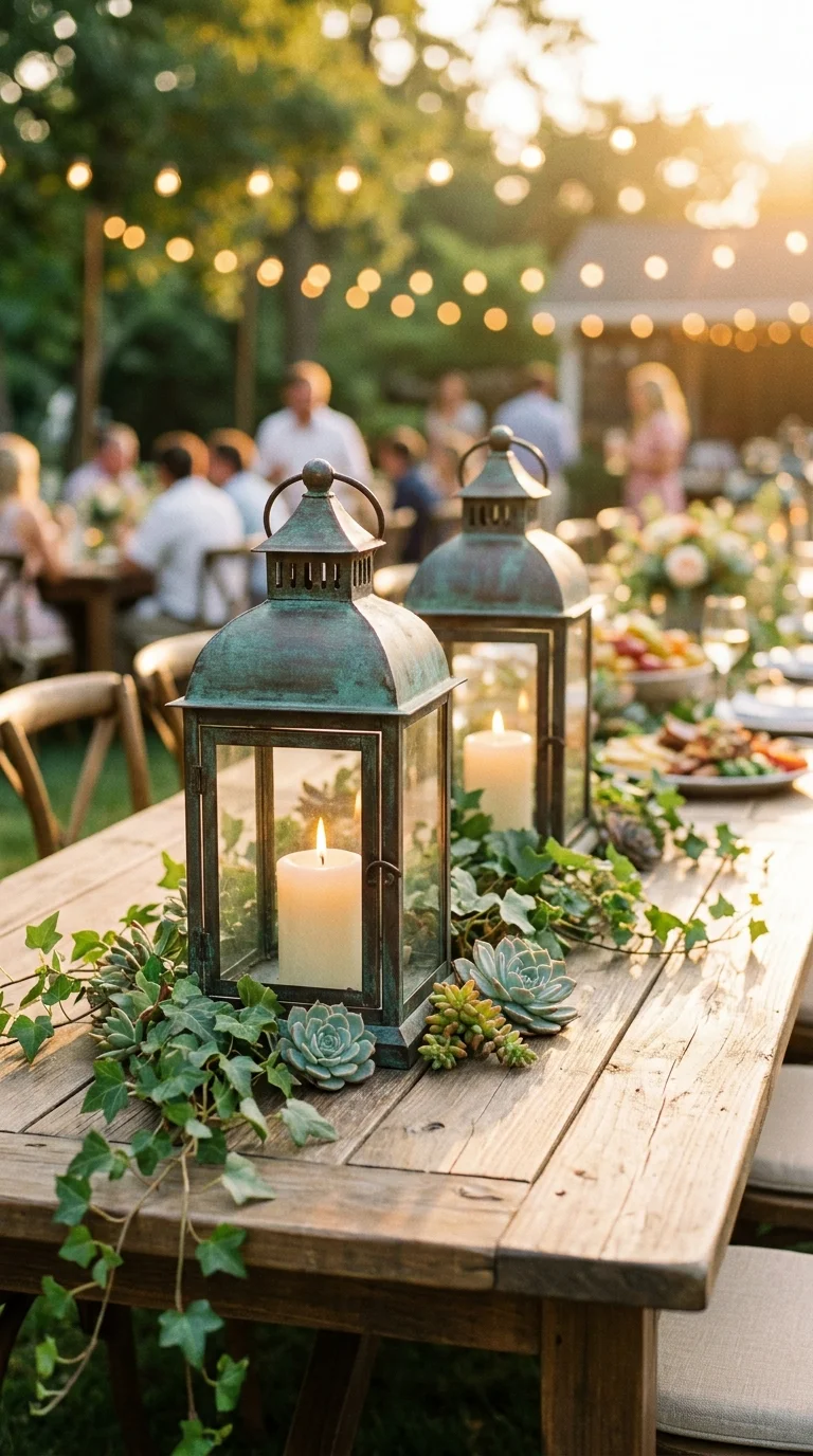 The Lantern and Greenery Combo