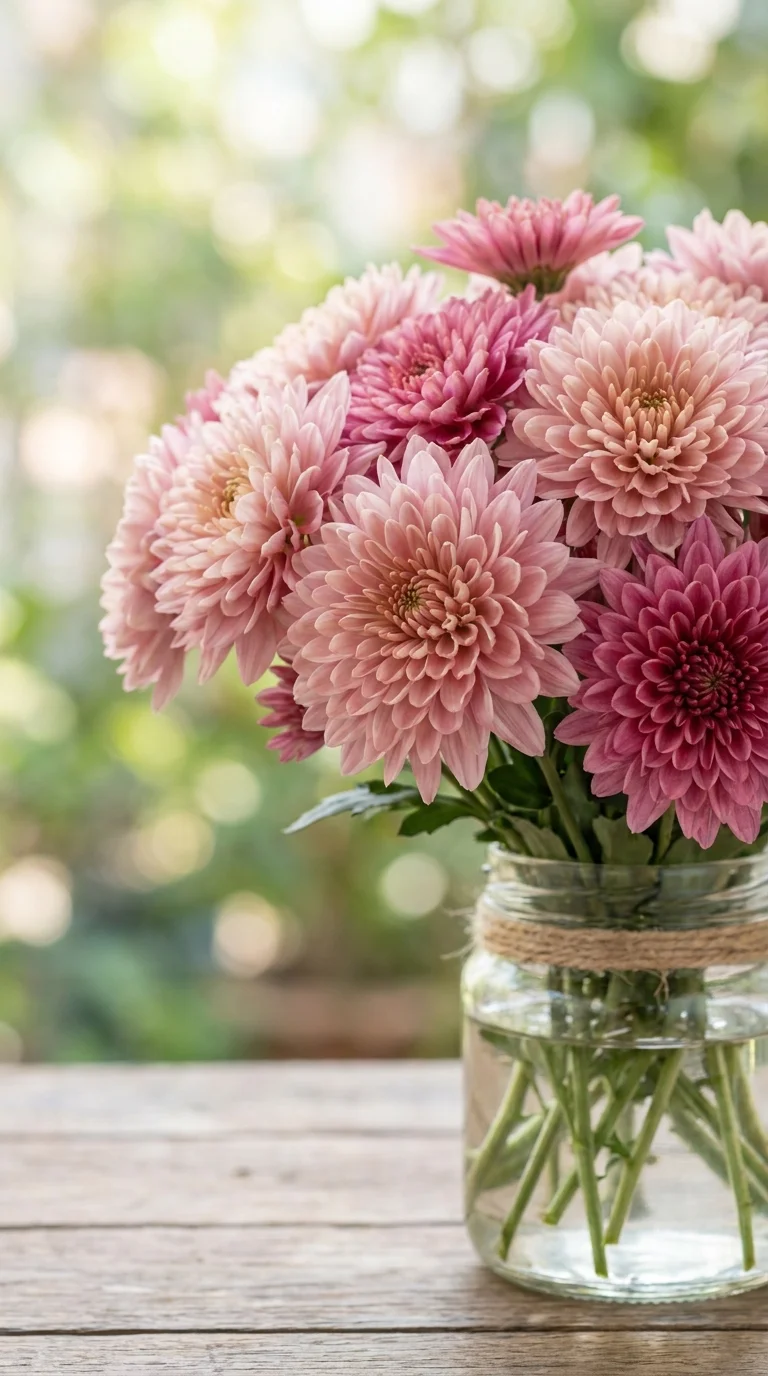 Pink Chrysanthemums: Reliable and Beautiful