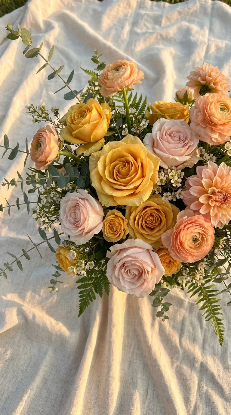 Rustic Yellow Wildflower Bouquet
