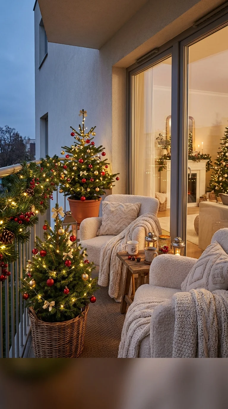 Add Mini Christmas Trees