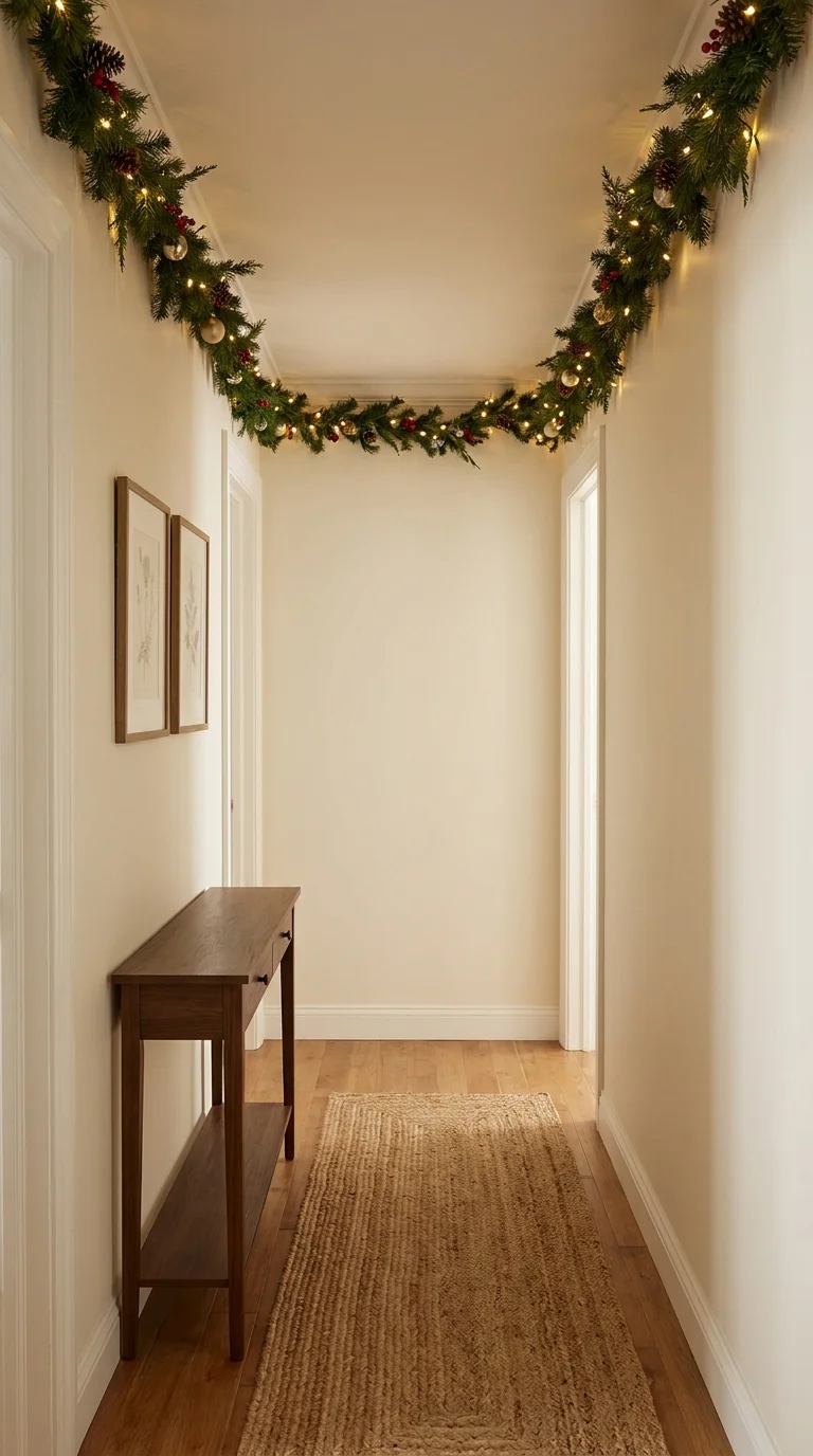 Hang a Simple Evergreen Garland